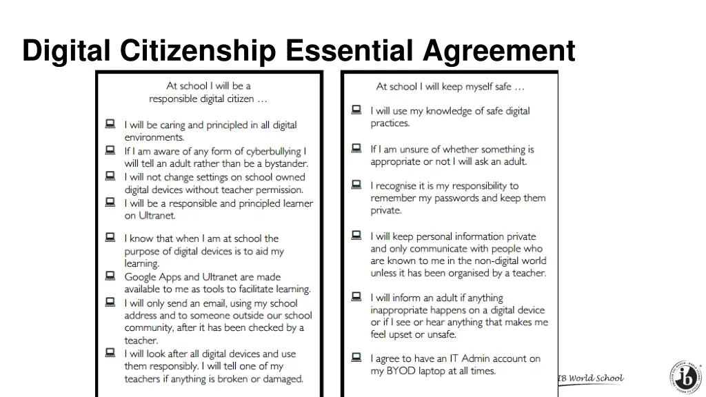 digital citizenship essential agreement 1