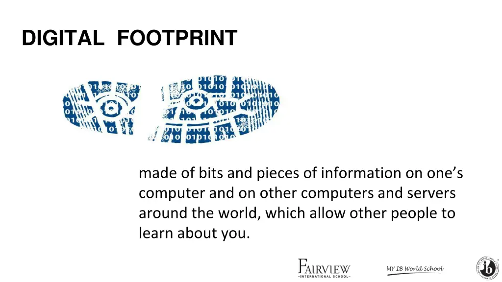 digital footprint