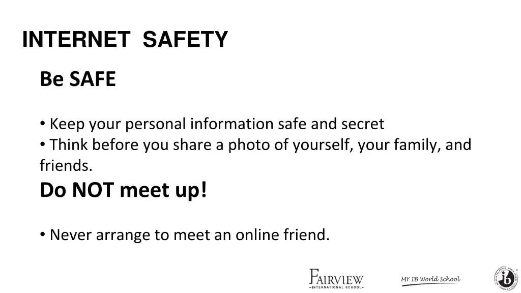internet safety