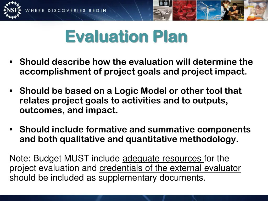 evaluation plan evaluation plan