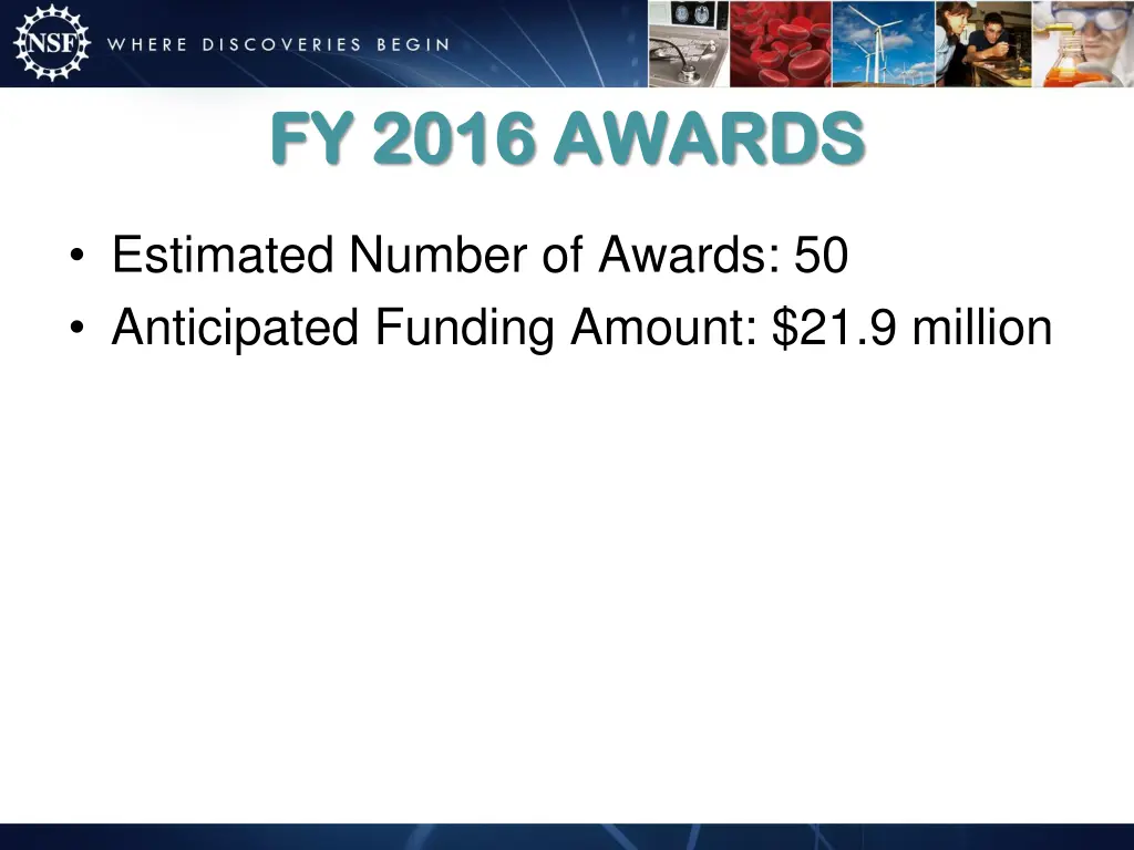 fy 2016 fy 2016 awards awards