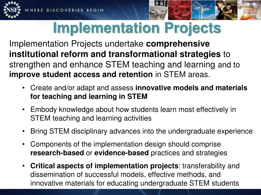 implementation projects implementation projects