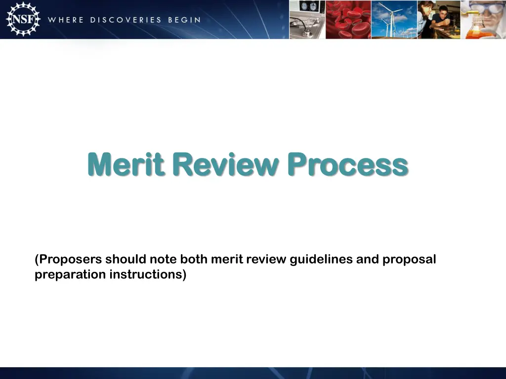 merit review process merit review process