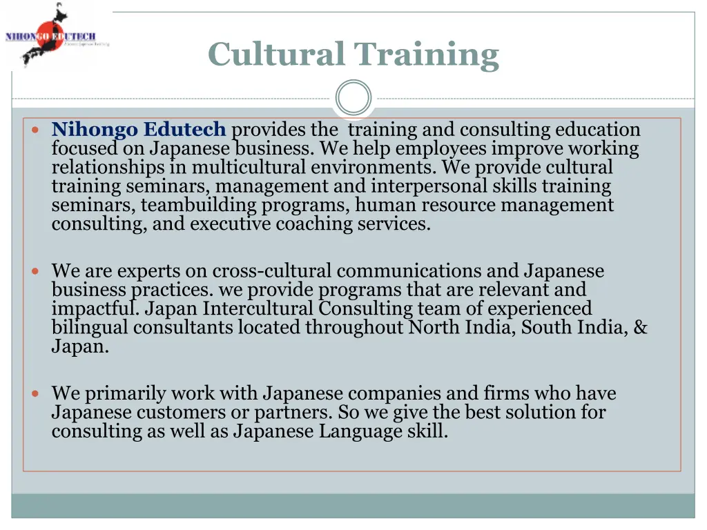 cultural training