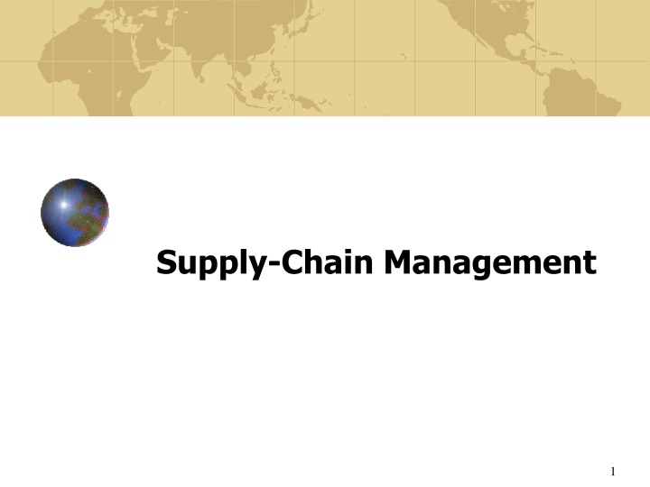 supply chain management