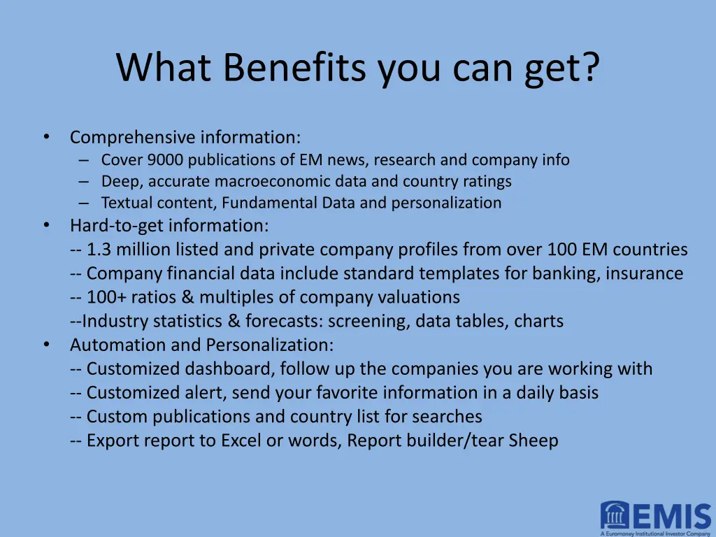 what benefits you can get