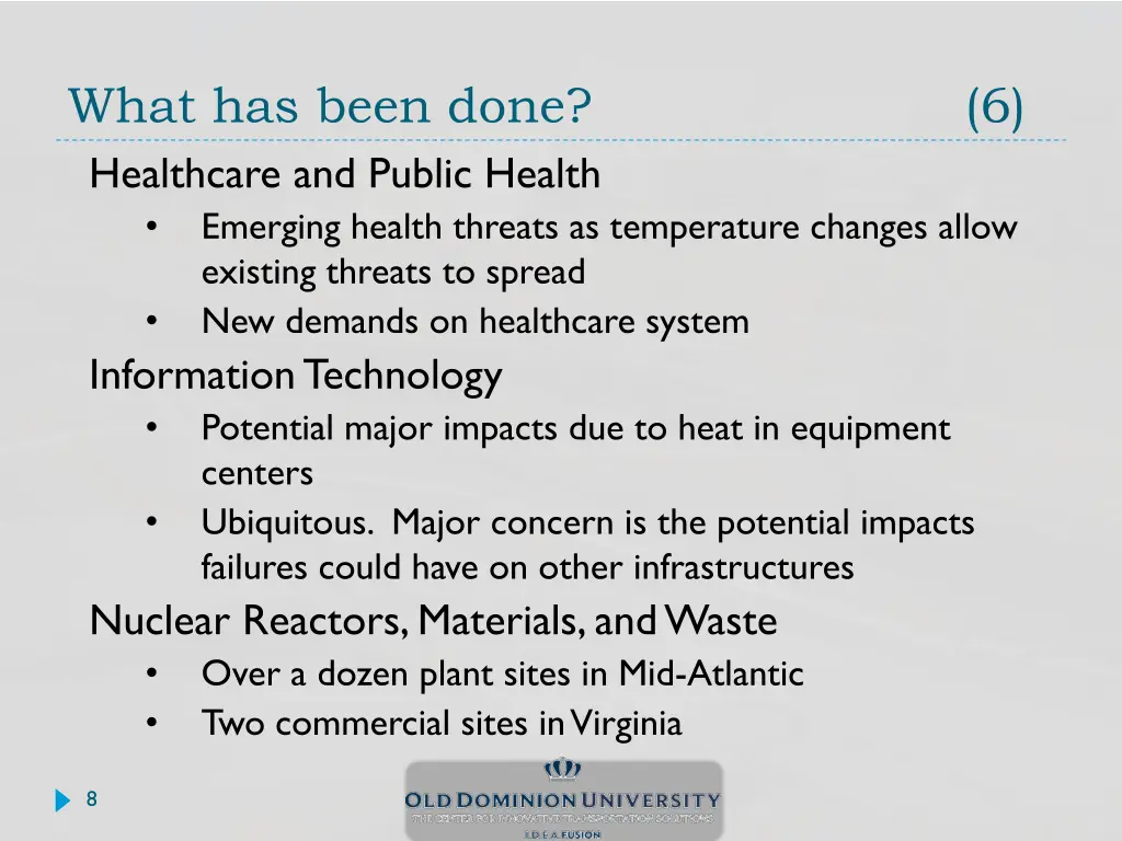 what has been done healthcare and public health