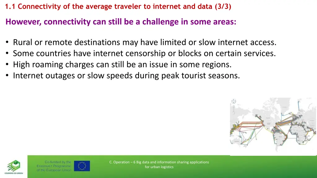 1 1 connectivity of the average traveler 2