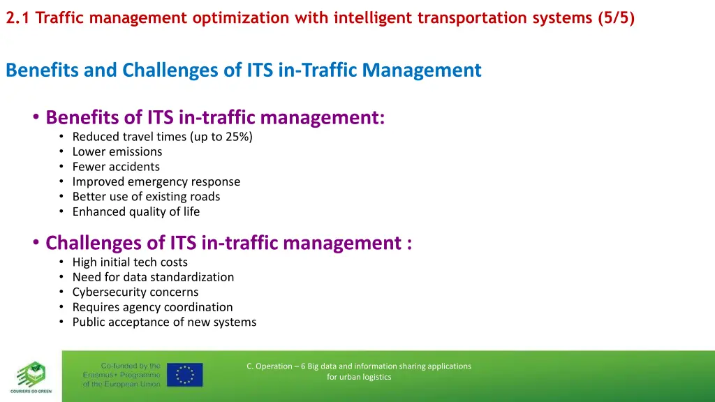 2 1 traffic management optimization with 4
