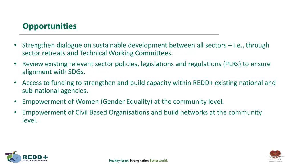 strengthen dialogue on sustainable development
