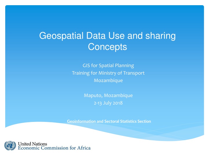 geospatial data use and sharing concepts