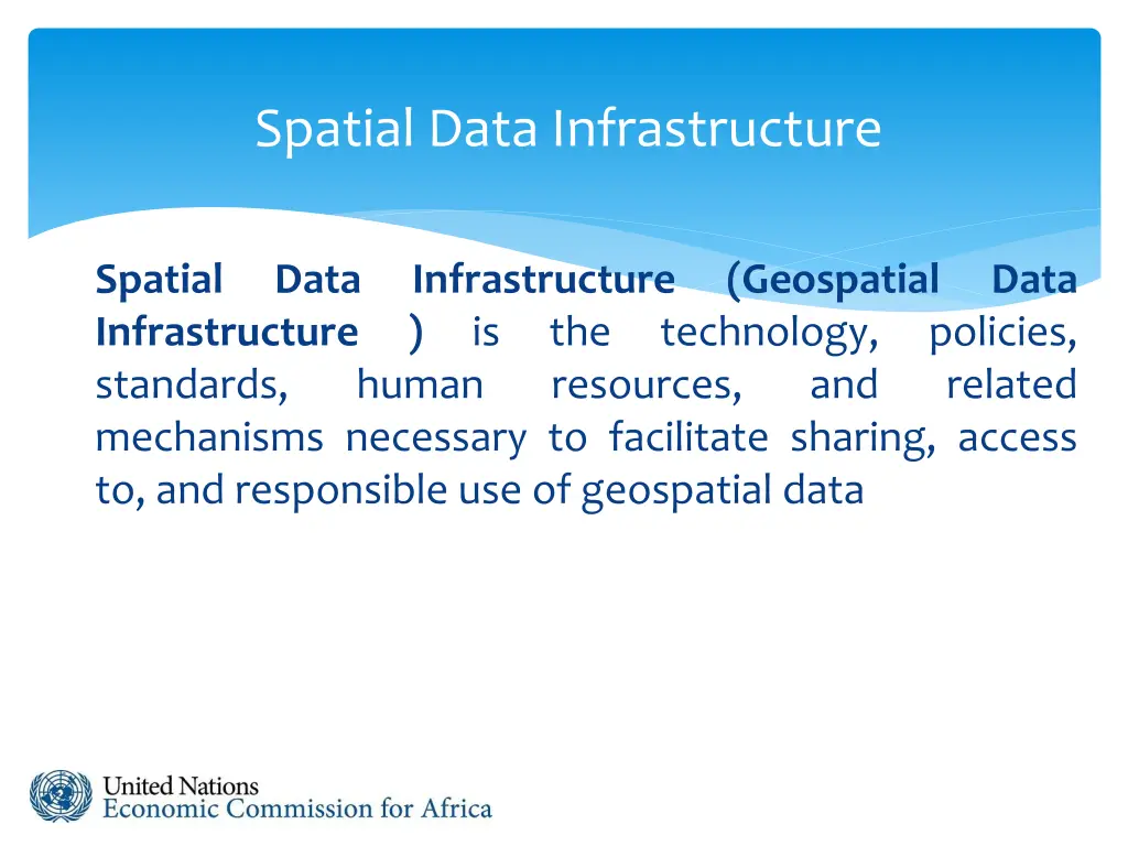 spatial data infrastructure 1