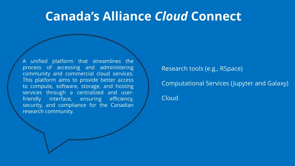 canada s alliance cloud connect