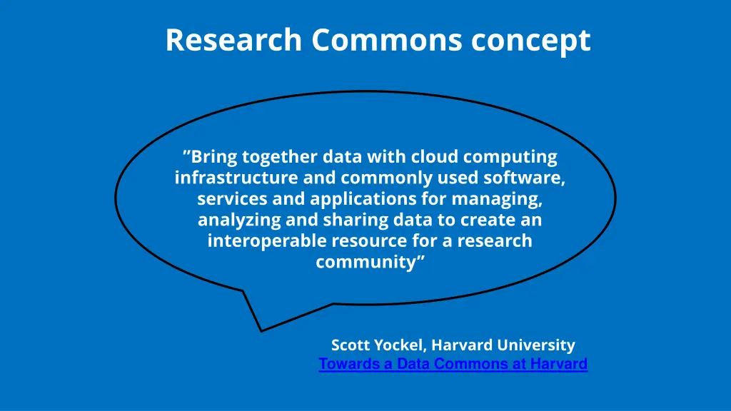 research commons concept