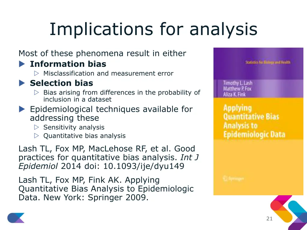 implications for analysis