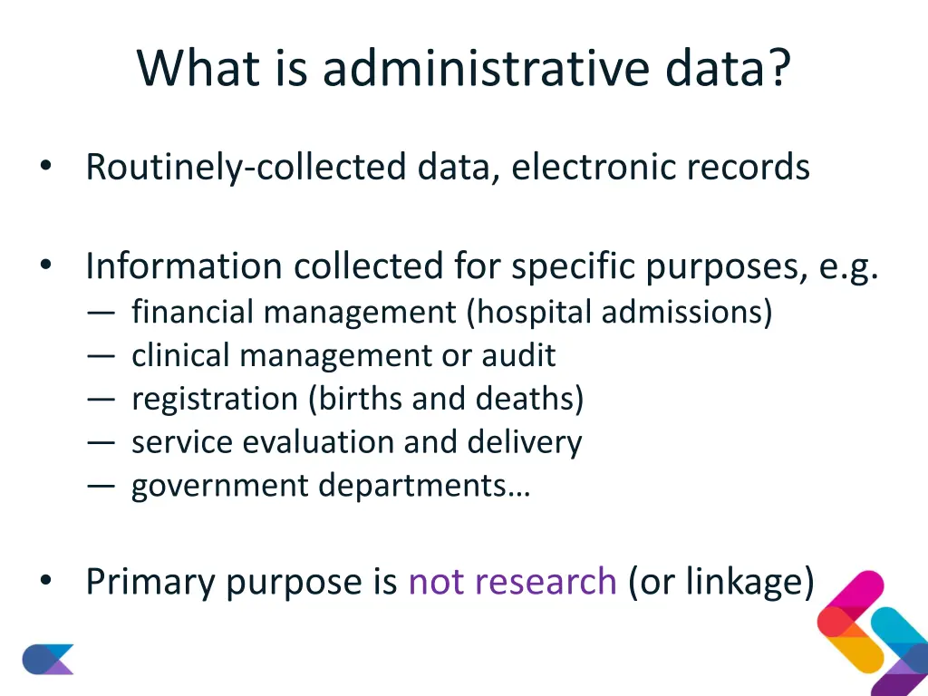 what is administrative data