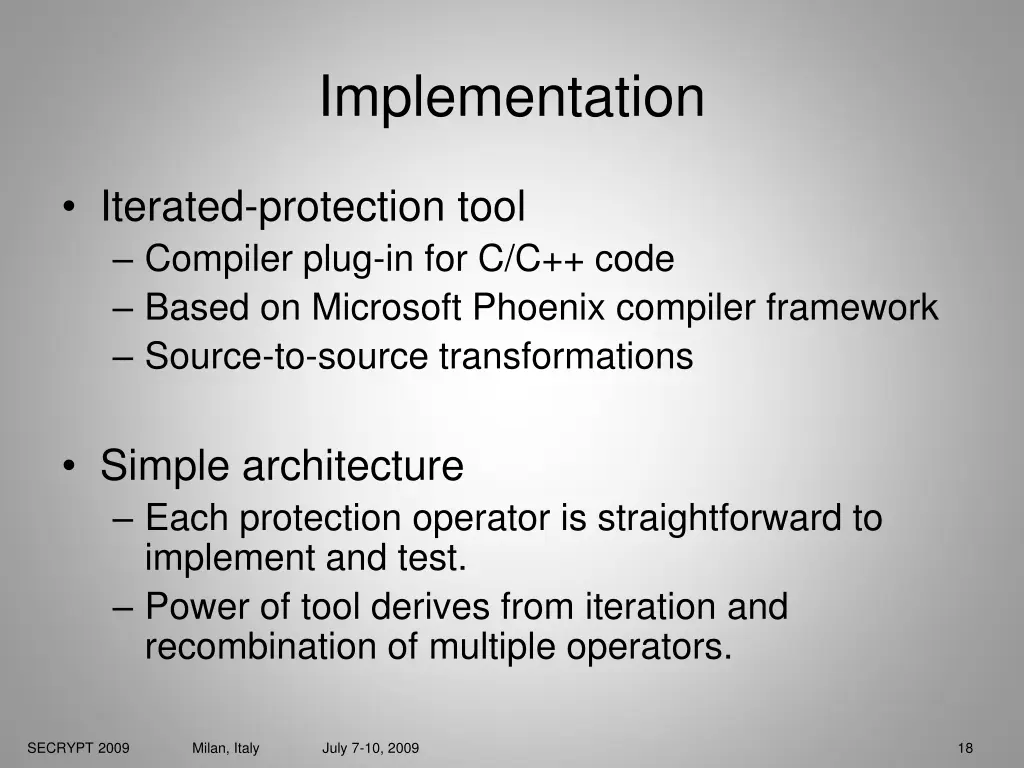 implementation