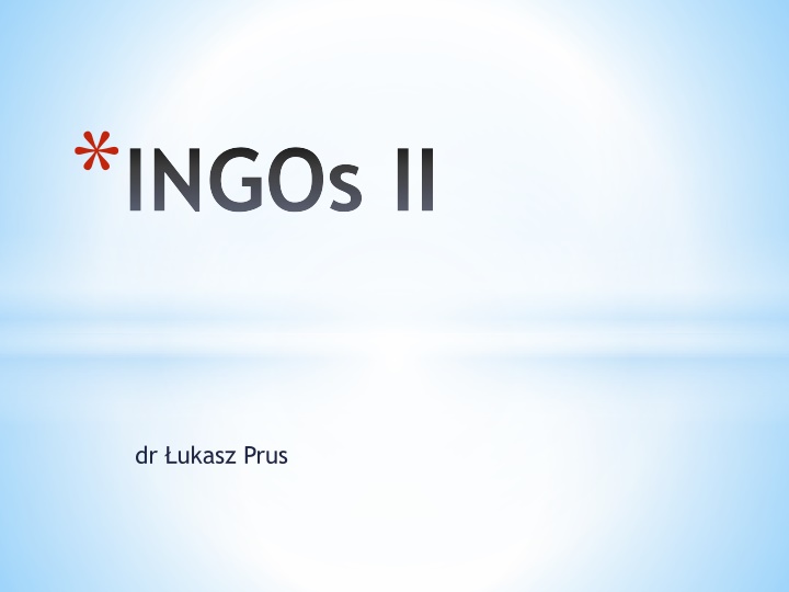 ingos ii