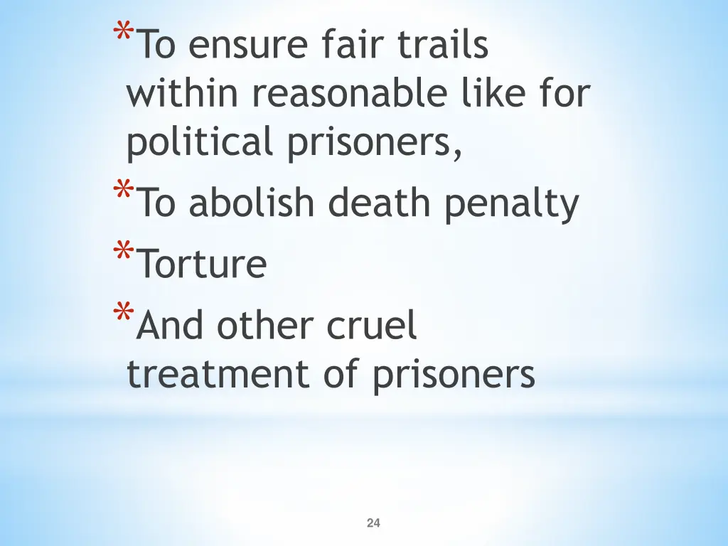 to ensure fair trails within reasonable like