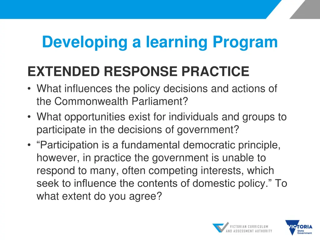 developing a learning program 3