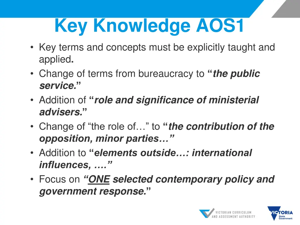key knowledge aos1 key terms and concepts must