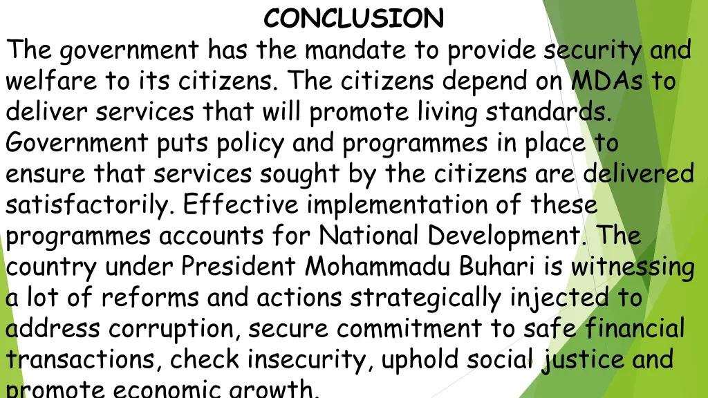 conclusion