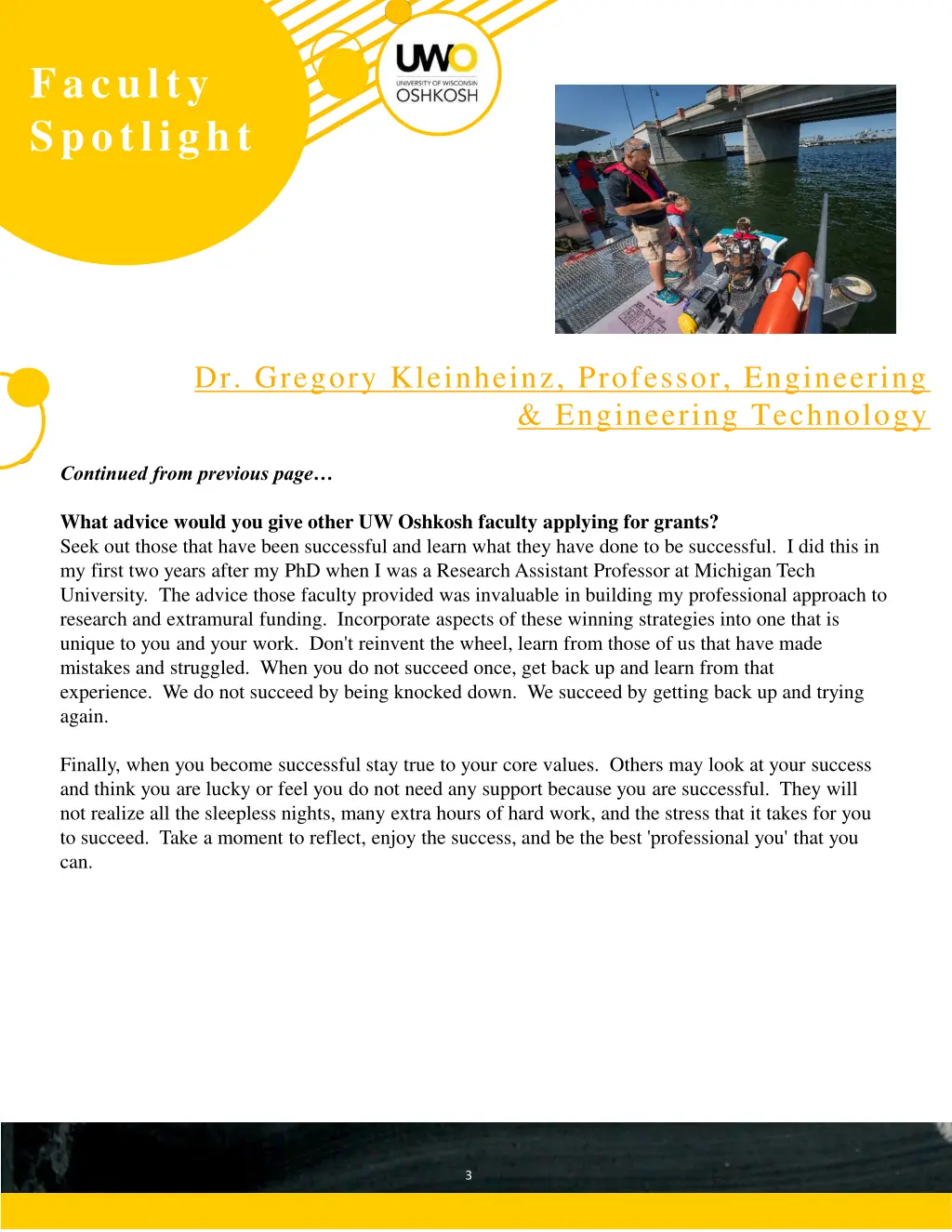 faculty spotlight 2