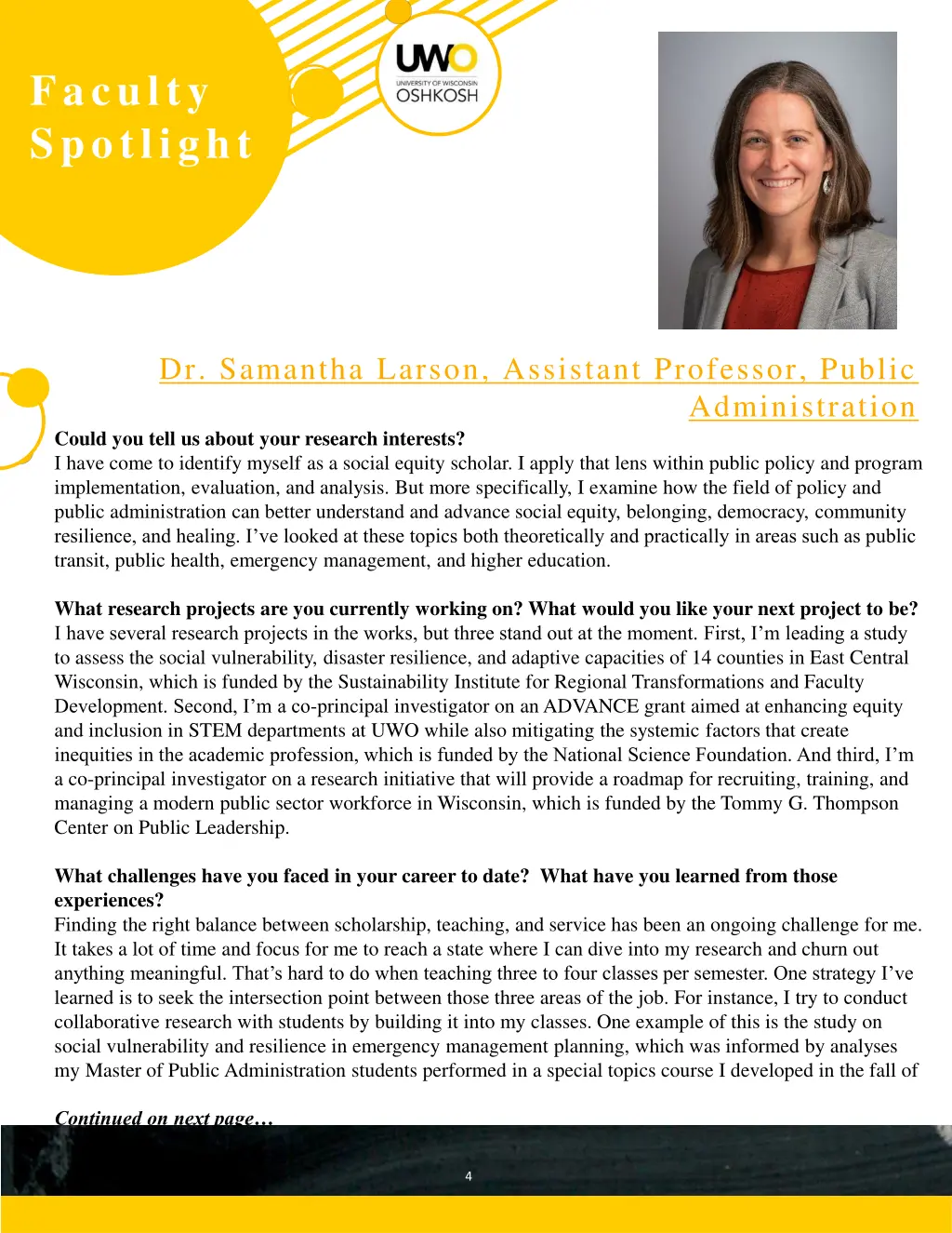 faculty spotlight 3