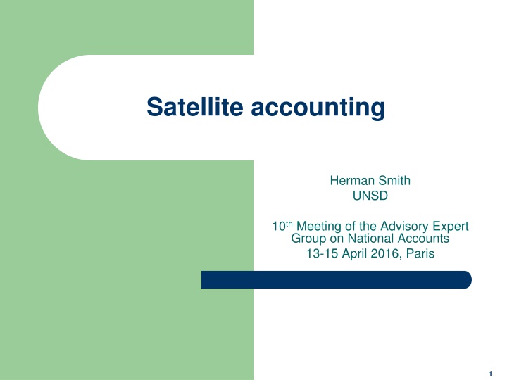 satellite accounting