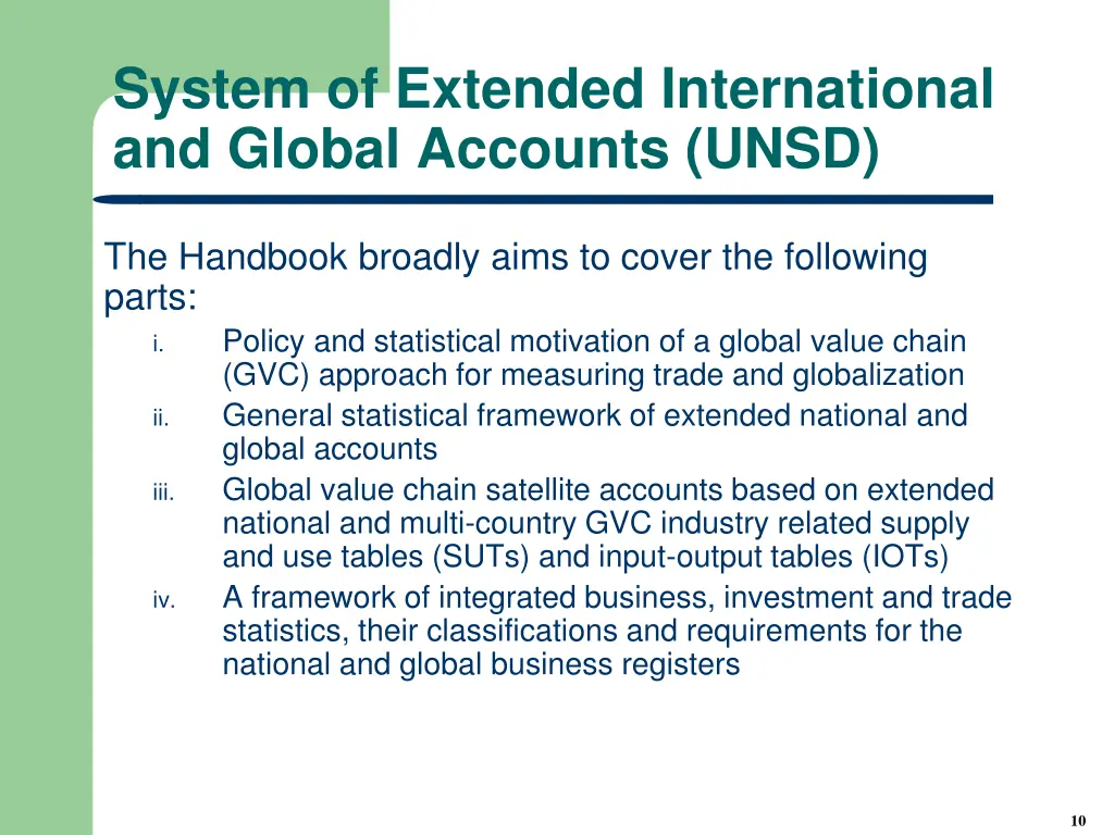 system of extended international and global 1