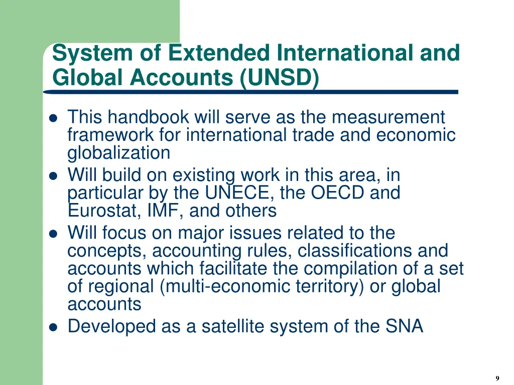 system of extended international and global