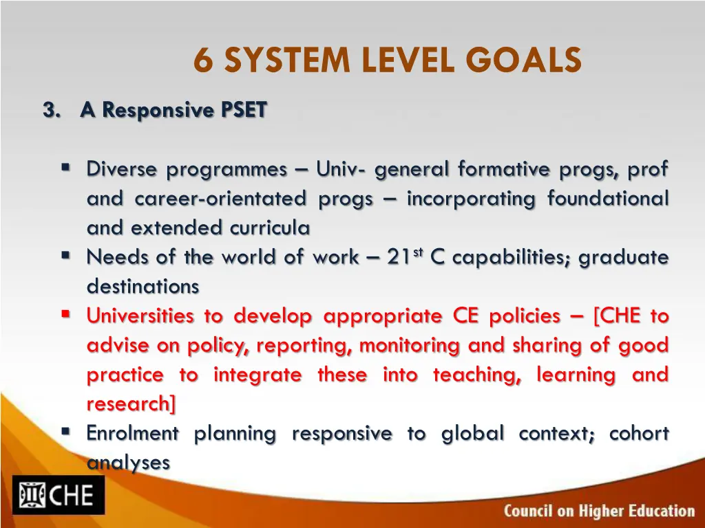 6 system level goals 2