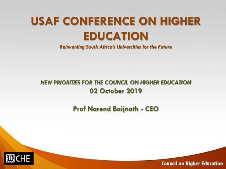 usaf conference on higher education reinventing
