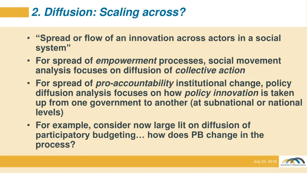 2 diffusion scaling across