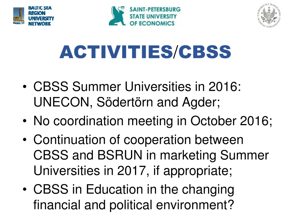 activities cbss