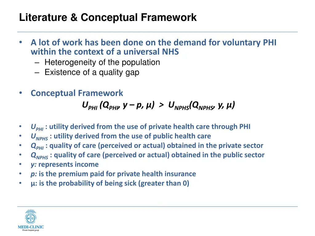 literature conceptual framework