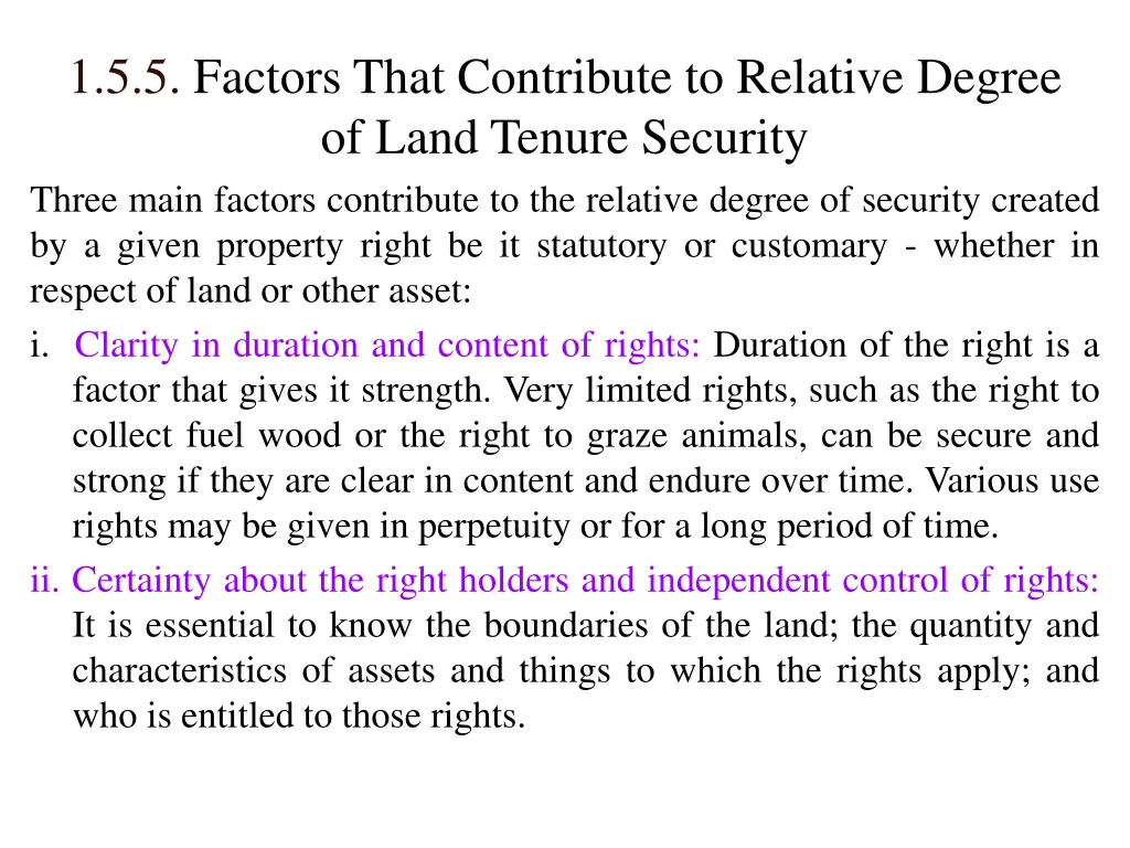 1 5 5 factors that contribute to relative degree