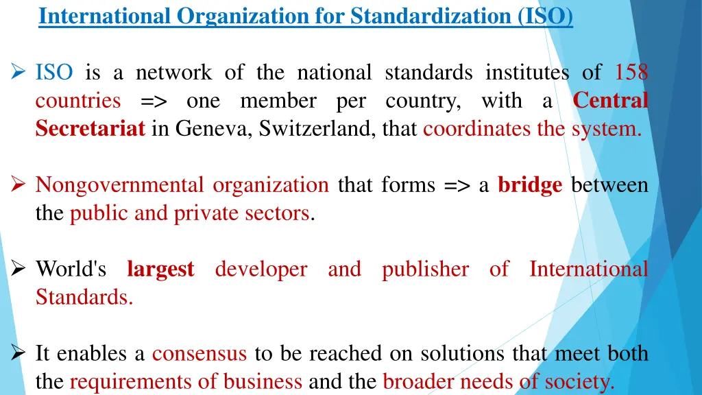 international organization for standardization iso