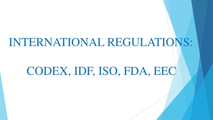 international regulations