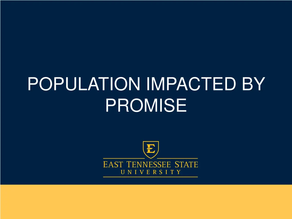 population impacted by promise