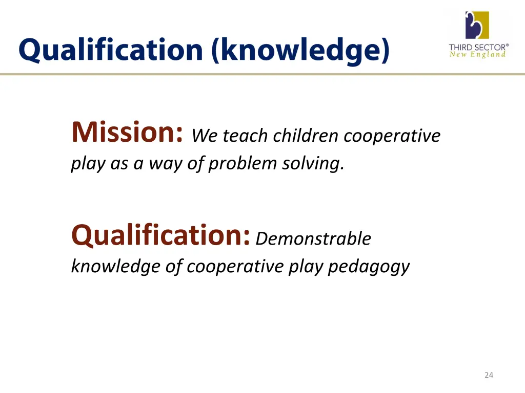 mission we teach children cooperative play