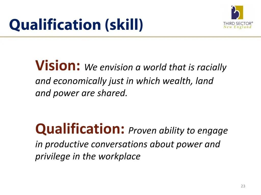 vision we envision a world that is racially