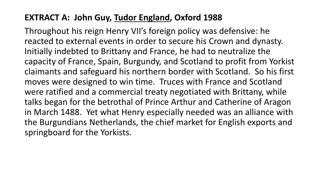 extract a john guy tudor england oxford 1988
