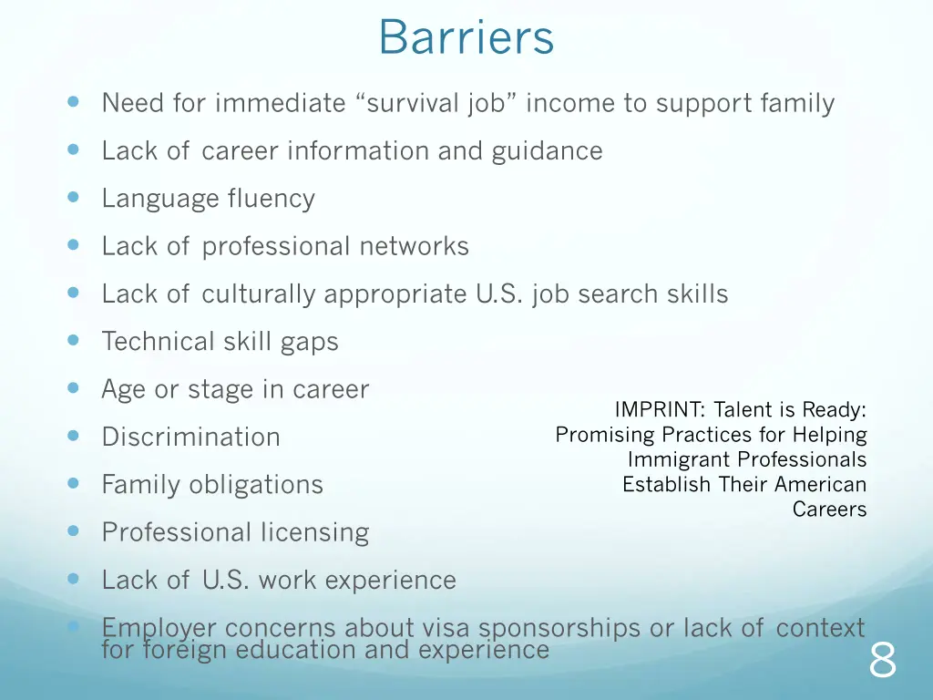 barriers