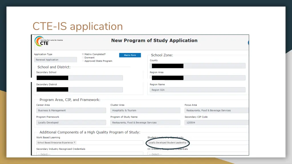 cte is application