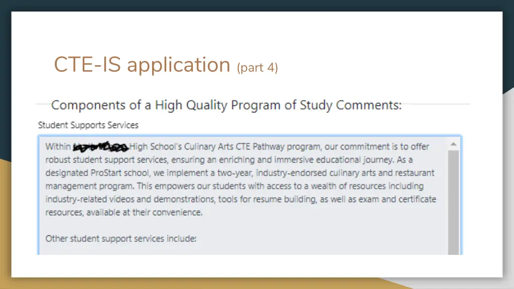 cte is application part 4