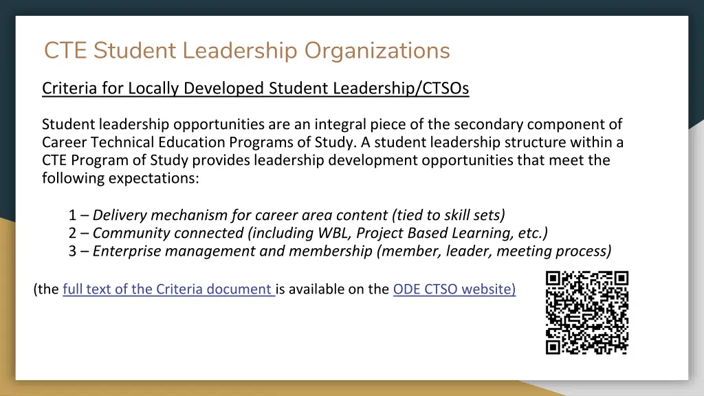 cte student leadership organizations