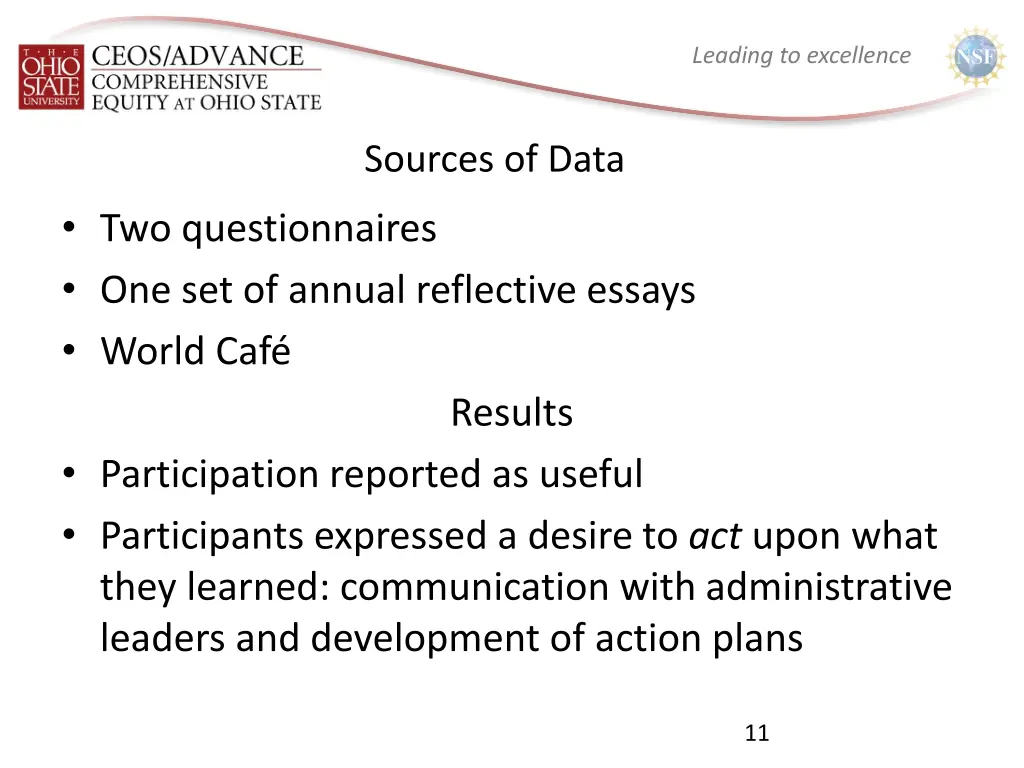 leading to excellence 10