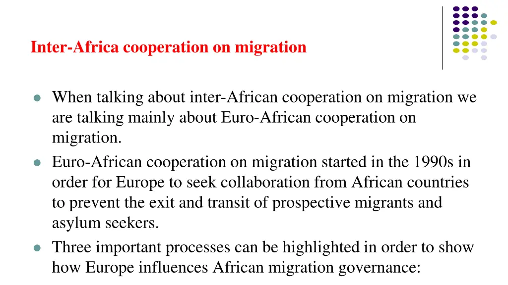 inter africa cooperation on migration