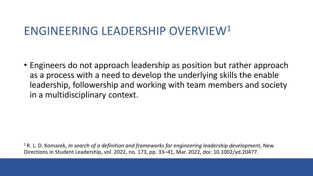engineering leadership overview 1 1